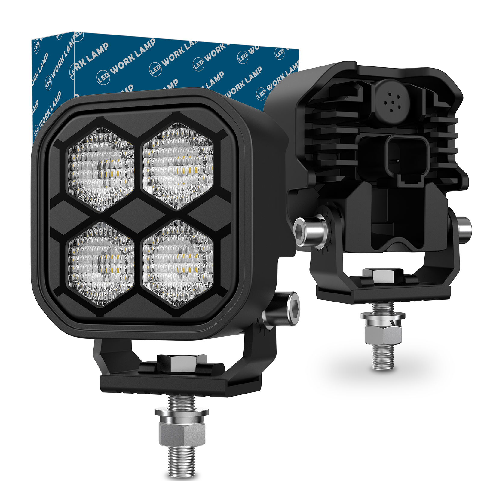 PL-17G H-Performance               2.6″   20W Square LED Work Light
(Flood)