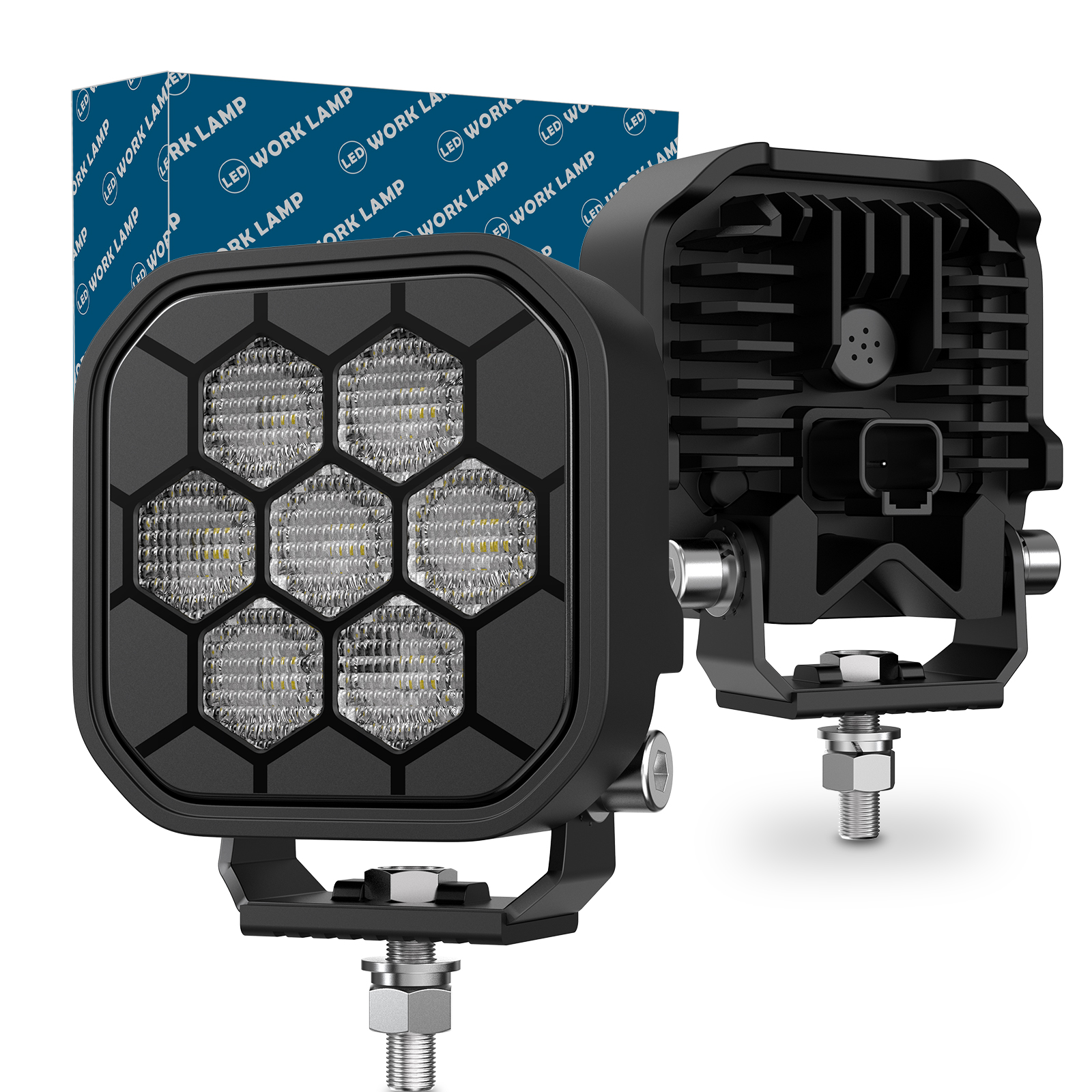 PL-17G  H-Performance                    3.5″  45W Square LED Work Light
(Flood)