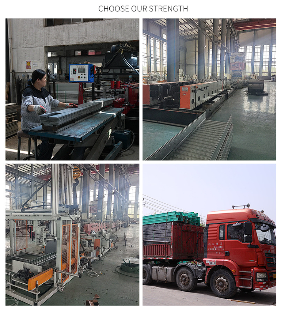 Cable tray manufacturing processes from raw material to shipping
