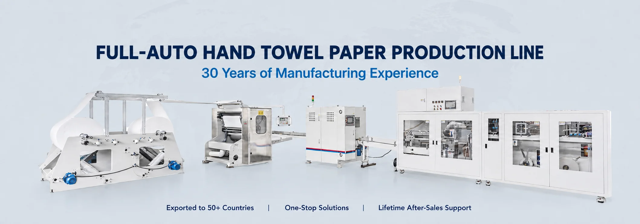 Full-auto hand towel paper production line